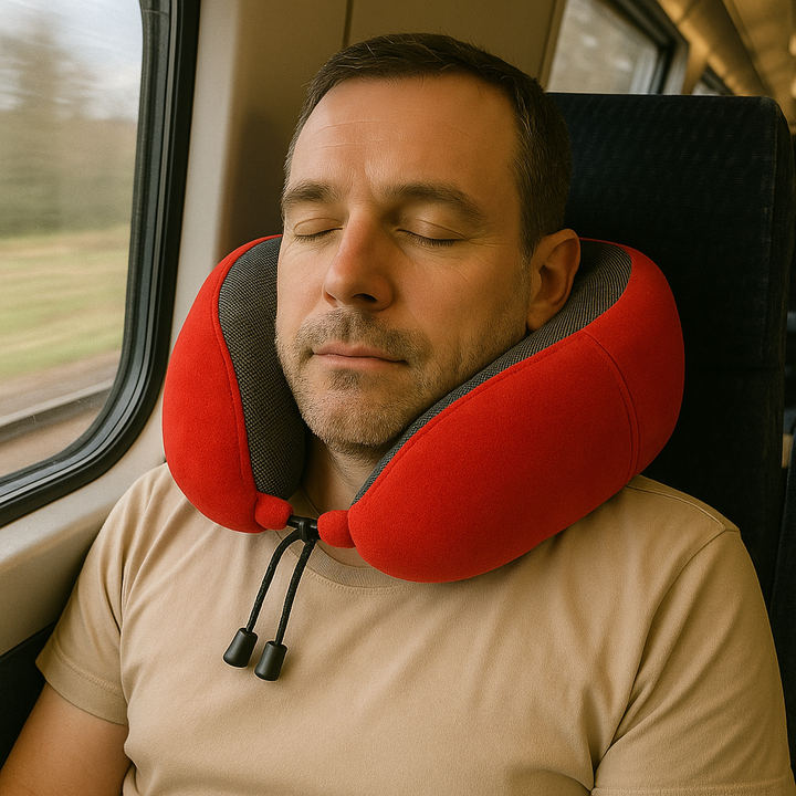 AirRest Memory Foam Travel Pillow