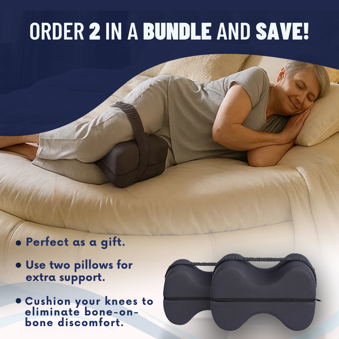 SpineAlign Memory Foam Knee Pillow