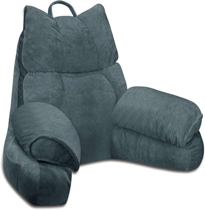 Lounge Comfort | Bed Pillow with Arm Support &amp; Memory Foam | Ideal for Reading and Gaming