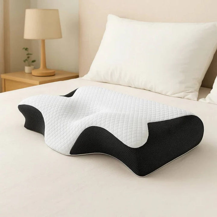 ComfortEase | Ergonomic Neck Support Pillow with Adaptive Foam for All Sleep Styles