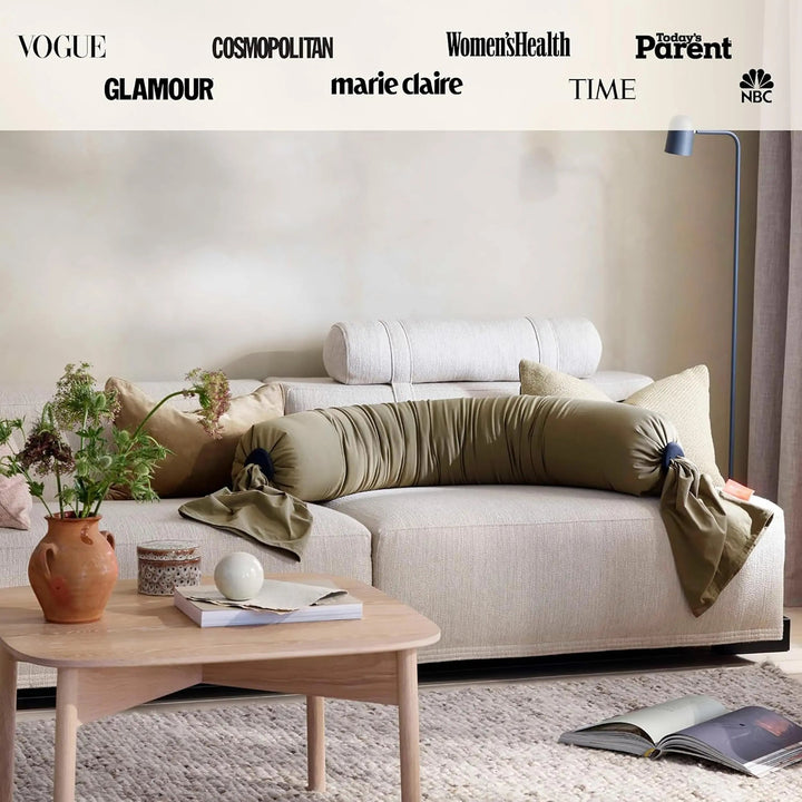 Vepine ComfortNest | Adjustable Full Body Pregnancy Pillow with Removable Cover | Ergonomic Support for Better Sleep