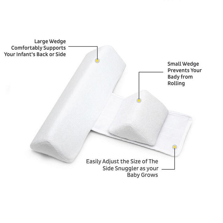 ComfortNest | Baby Pillow with Adjustable Anti-Roll Design | Ergonomic Support for Safe Side Sleeping
