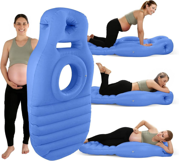 Comfort Support | Stomach Sleeper Pregnancy Pillow with Adjustable Firmness | Versatile Design for Restful Sleep