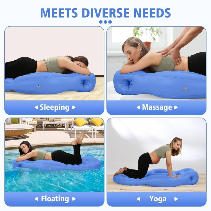 Comfort Support | Stomach Sleeper Pregnancy Pillow with Adjustable Firmness | Versatile Design for Restful Sleep