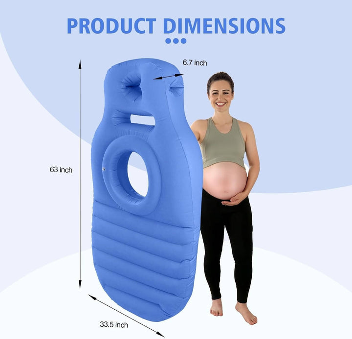 Comfort Support | Stomach Sleeper Pregnancy Pillow with Adjustable Firmness | Versatile Design for Restful Sleep