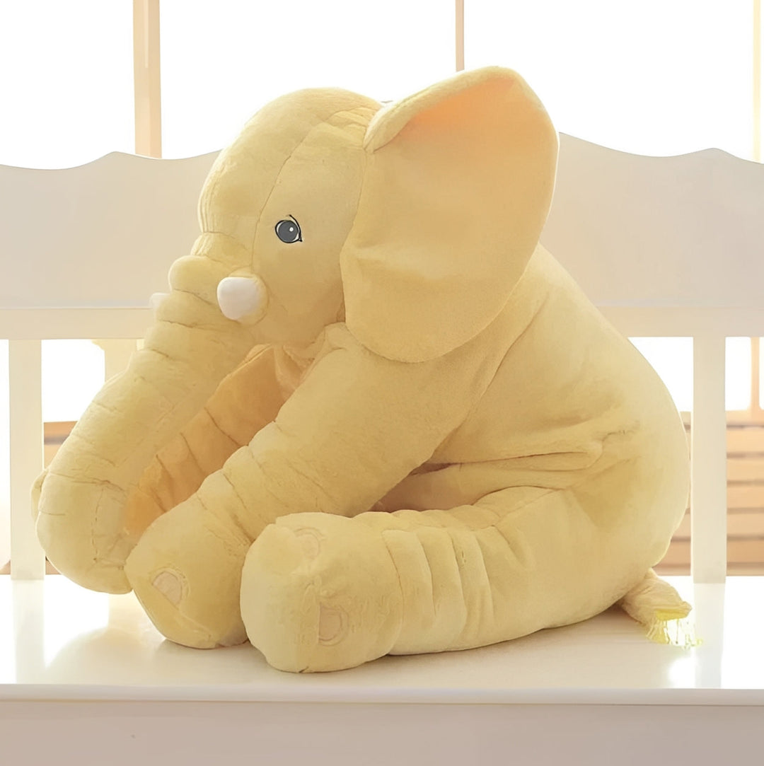 Cozy Elephant | Infant Cuddle Pillow with Supportive Backrest | Plush Comfort for Sleep and Play