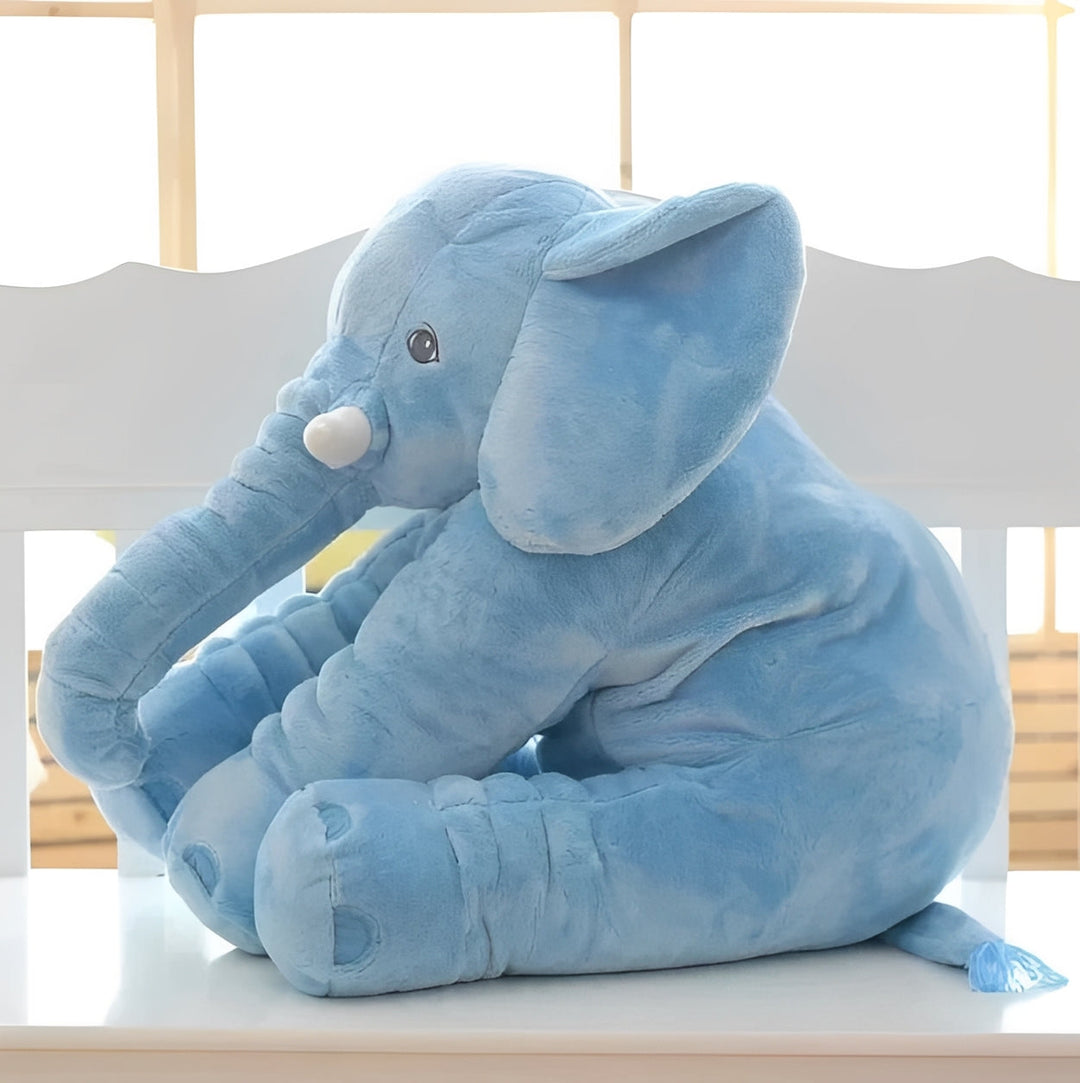 Cozy Elephant | Infant Cuddle Pillow with Supportive Backrest | Plush Comfort for Sleep and Play