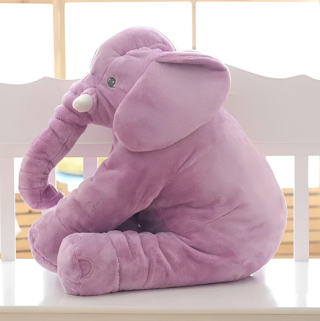 Cozy Elephant | Infant Cuddle Pillow with Supportive Backrest | Plush Comfort for Sleep and Play