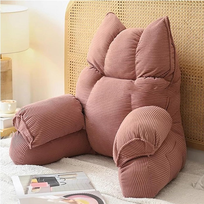 Lounge Comfort | Bed Pillow with Arm Support &amp; Memory Foam | Ideal for Reading and Gaming