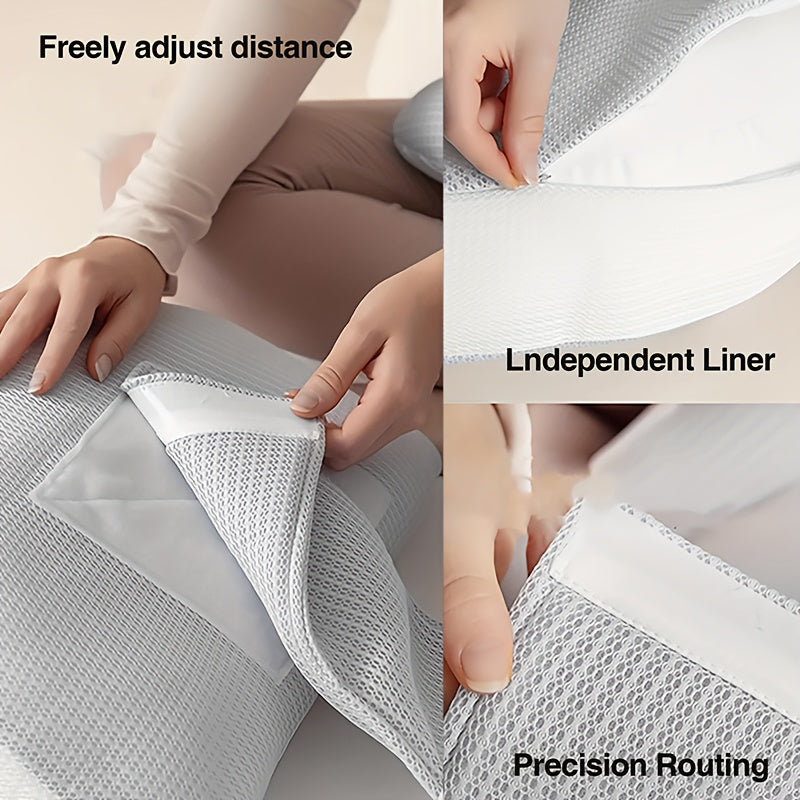 Maternity Comfort | Adjustable Pregnancy Pillow with Ergonomic Support | Versatile Design for Sleep and Nursing