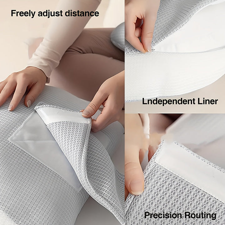 Maternity Comfort | Adjustable Pregnancy Pillow with Ergonomic Support | Versatile Design for Sleep and Nursing