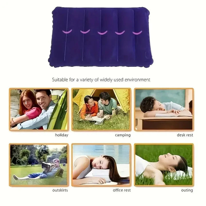 Napvoy | Inflatable Travel Pillow with Ergonomic Design | Compact &amp; Lightweight for Comfort Anywhere