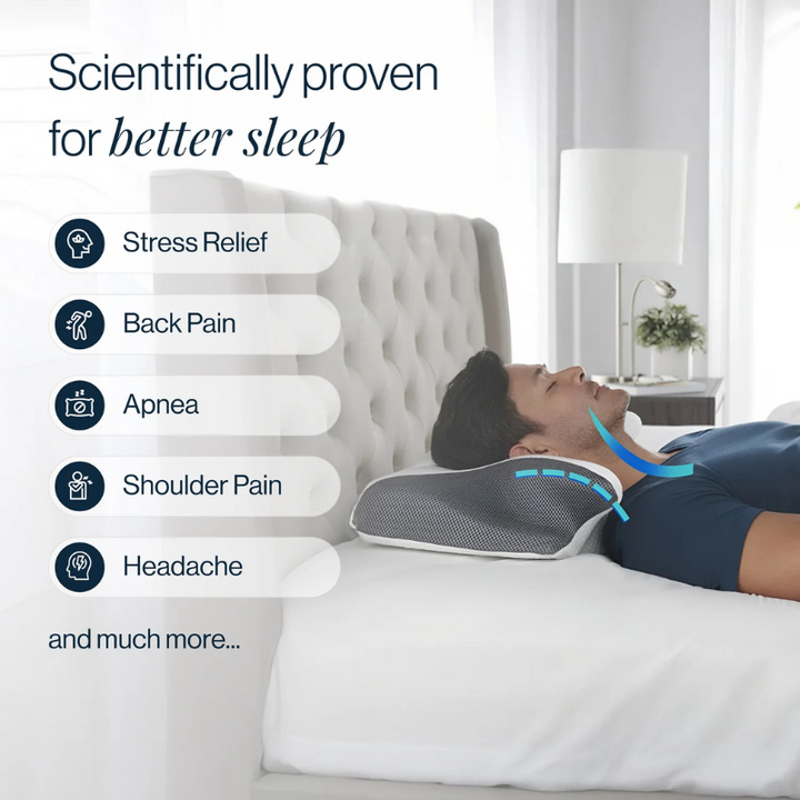 Cervical Memory Foam Pillow – Restorative Sleep Without Pain