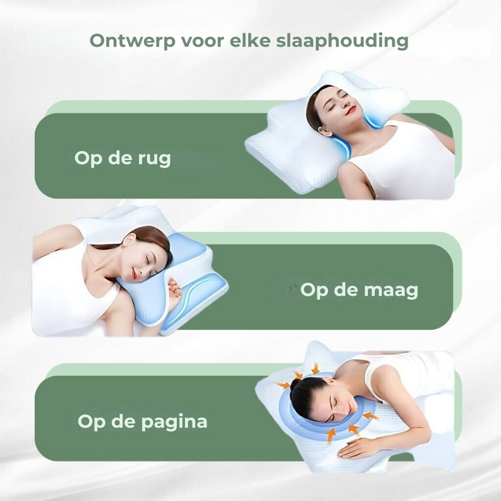 DreamAlign Orthopedic Pillow – Luxury Memory Foam for Neck Pain &amp; All Sleeping Positions