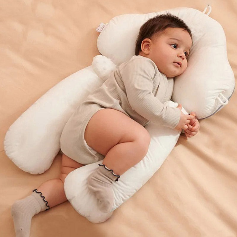 Ergonomic Sleep Cushion for Baby – Safe, Comfortable and Adjustable for Newborns (0-12 Months)